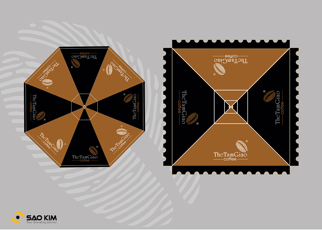 THE TAM GIAO COFFEE - Đặt tên và thiết kế logo nhận diện thương hiệu cho quán cà phê The Tâm Giao Coffee